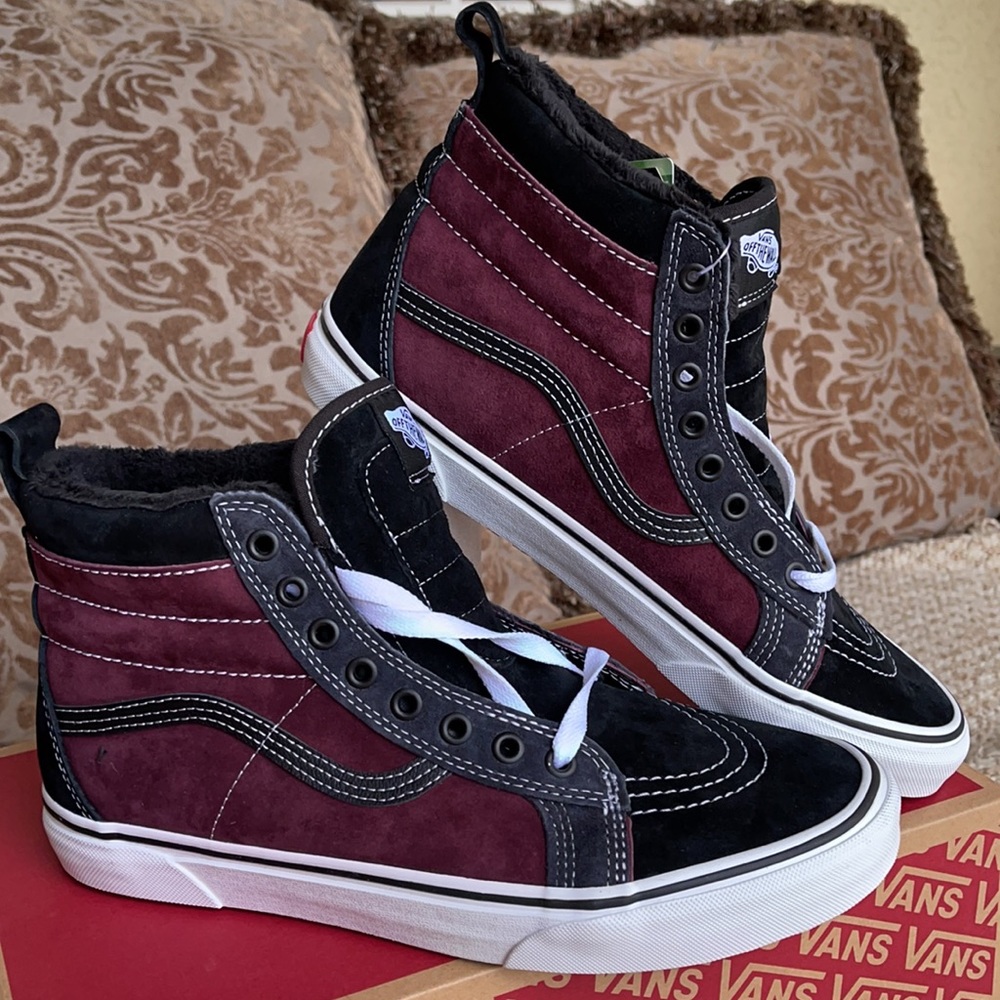 Vans Men’s Sk8-Hi Mte Port Royal/Black Boots Cold Weather Sneakers - Picture 2 of 16